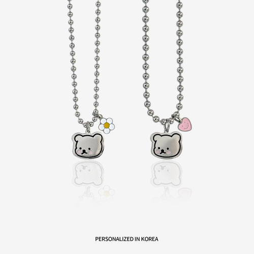 Blushing Bear Custom Pet ID Tag | Personalized Dog & Cat Name Tag